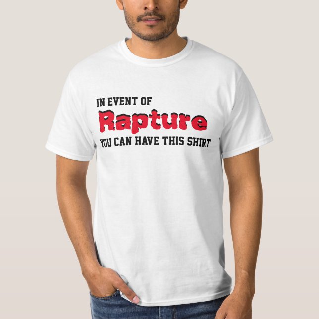 In event of Rapture tshirt (Front)
