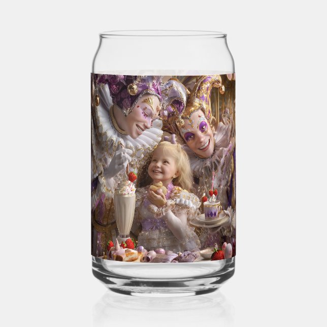 In Every Step, a Rainbow Color Can Glass (Front)