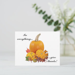 In Everything Give Thanks! Postcard