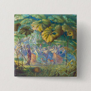 In Fairyland: An Elfin Dance 15 Cm Square Badge