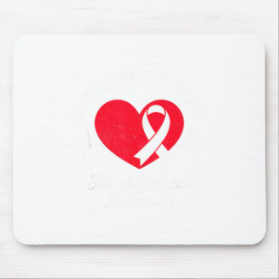In february go red for heart disease awareness mouse pad