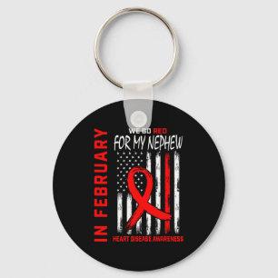 In February We Wear Red For Nephew Heart Disease A Key Ring