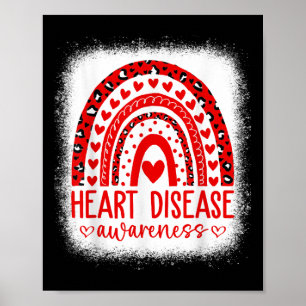 In February We Wear Red Heart Disease Awareness _9 Poster