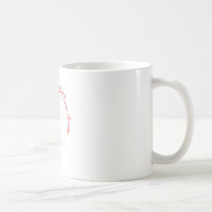 In February We Wear Red Heart Disease Awareness Ri Coffee Mug