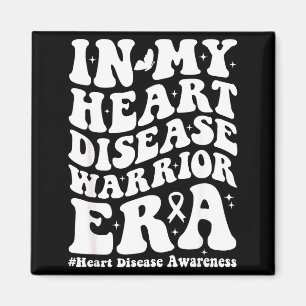In February We Wear Red Heart Disease Awareness Wa Magnet