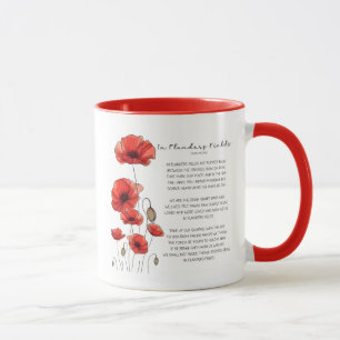 In Flanders Fields Remembrance Day Poem Mug