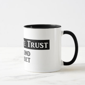 "In Fog We Trust" - Ringer Mug B&W