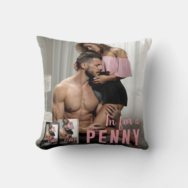 In for a Penny Throw Cushion (Front)