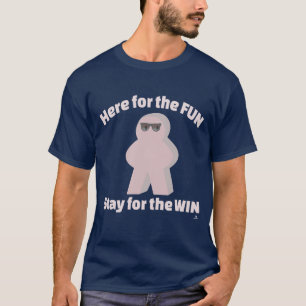 In For Fun Stay For Win Game Humour T-Shirt
