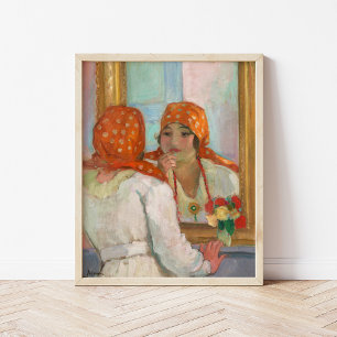 In Front of the Mirror   Henri Lebasque Poster