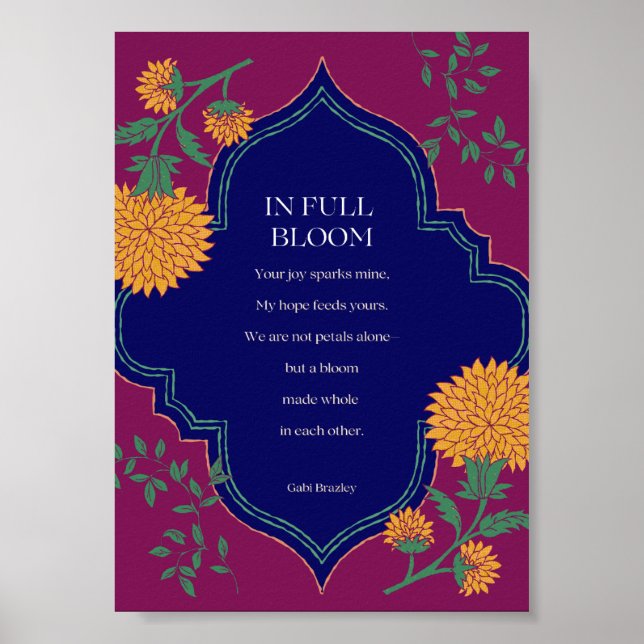 In Full Bloom Poster (Front)