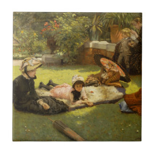 In Full Sunlight (En plein soleil) James Tissot Ceramic Tile