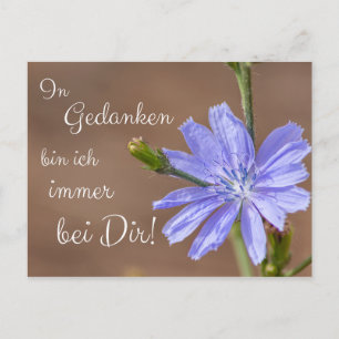 In Gedanken bin ich immer bei Dir! Postcard
