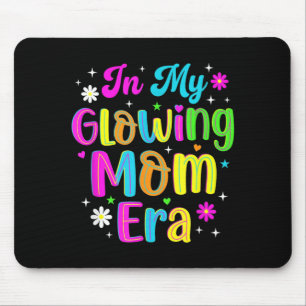 in Glowing Mum Era Retro Groovy Colourful Tygraphy Mouse Pad