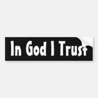 In God I Trust