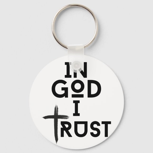 In God I Trust Key Ring (Front)