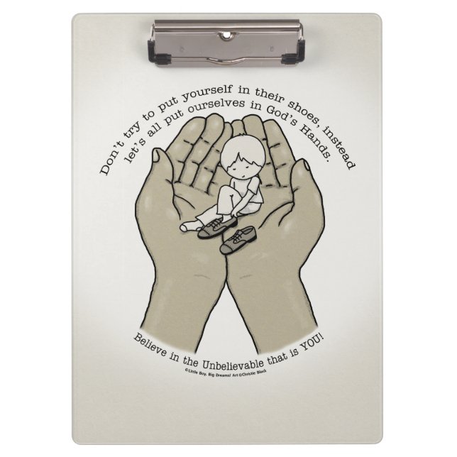 In God’s Hands Clipboard (Front)