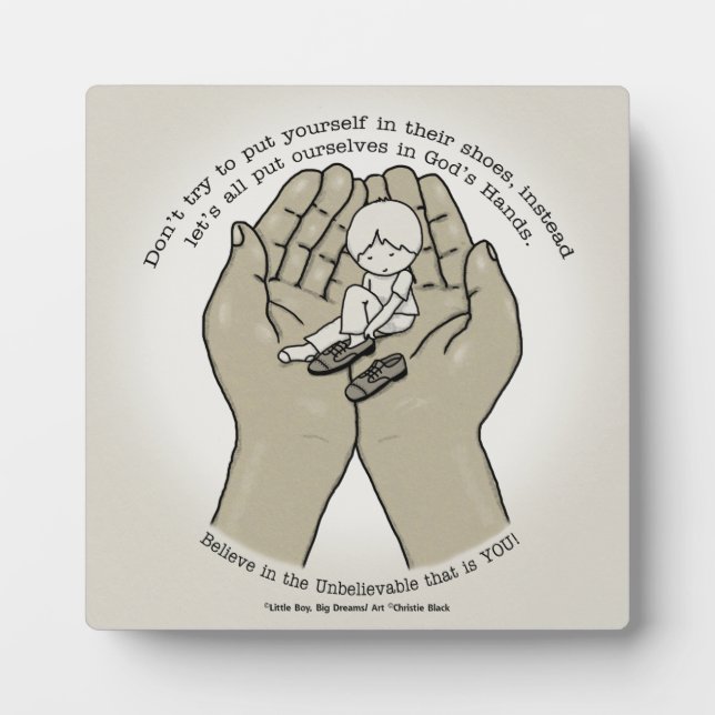 In God’s Hands Plaque (Front)