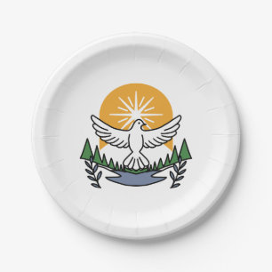 In God’s Spirit We Rise – Faith and Freedom Paper Plate