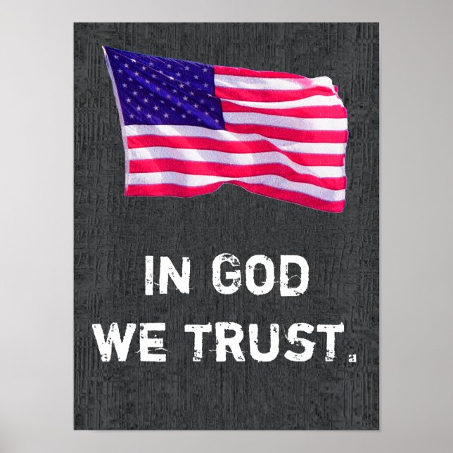In God we trust - Art Poster (Front)