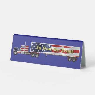 In God We Trust Big Rig Truck