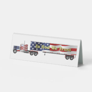 In God We Trust Big Rig Truck