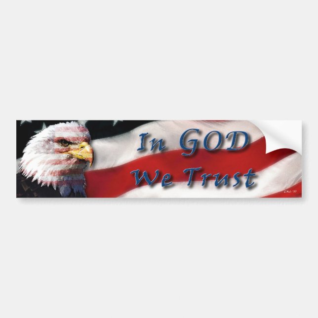 In God We Trust Bumper Sticker (Front)
