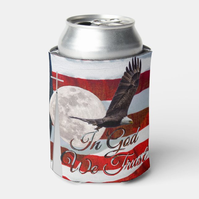 In God We Trust Can Cooler (Can Front)