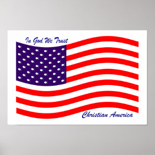 In God We Trust ~ Christian America Poster