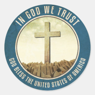 In God We Trust Classic Round Sticker