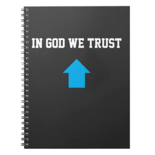 In God We Trust – Faith & Hope Aesthetic Notebook