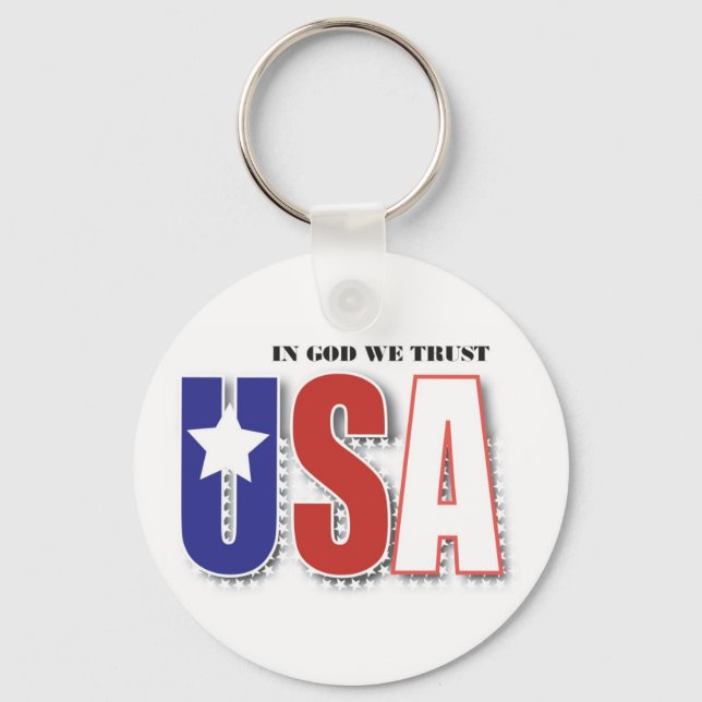 In God We Trust Key Ring (Front)