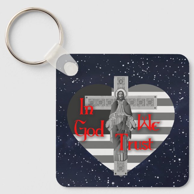 In God we Trust Key Ring (Front)