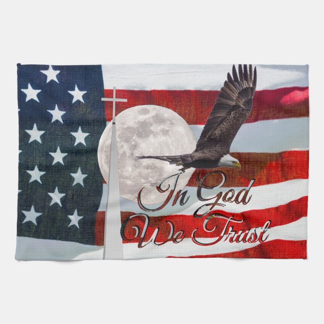 In God We Trust Kitchen Towel (Horizontal)
