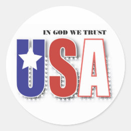 In God We Trust label
