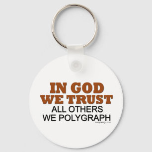 In God We Trust Saying Key Ring