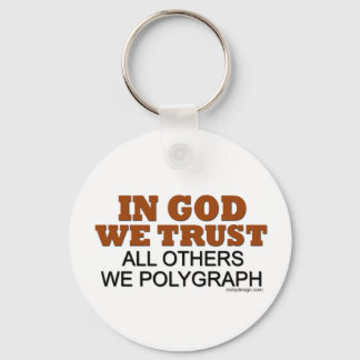 In God We Trust Saying Key Ring