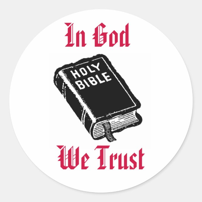 In God We Trust Sticker (Front)