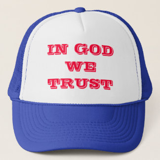 IN GOD WE TRUST TRUCKER HAT