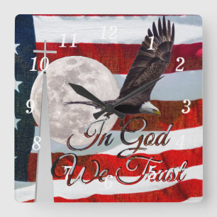 In God We Trust Wall Clock