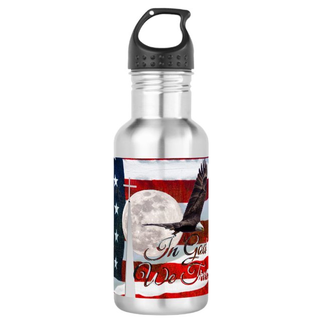 In God We Trust Water Bottle (Front)