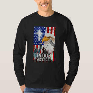 In God We Trust We The People Christian Cross Amer T-Shirt