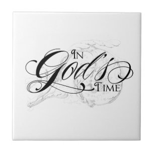 In God's Time Ceramic Tile