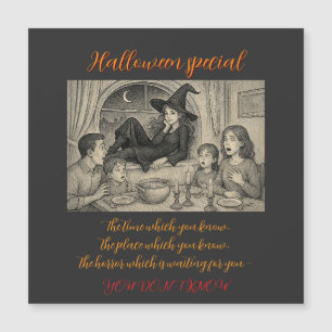 In Halloween welcome the witches!