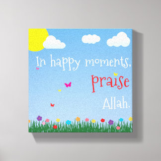 In Happy Moments Canvas Print