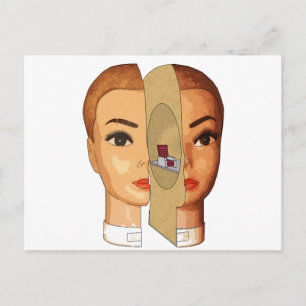 in head postcard