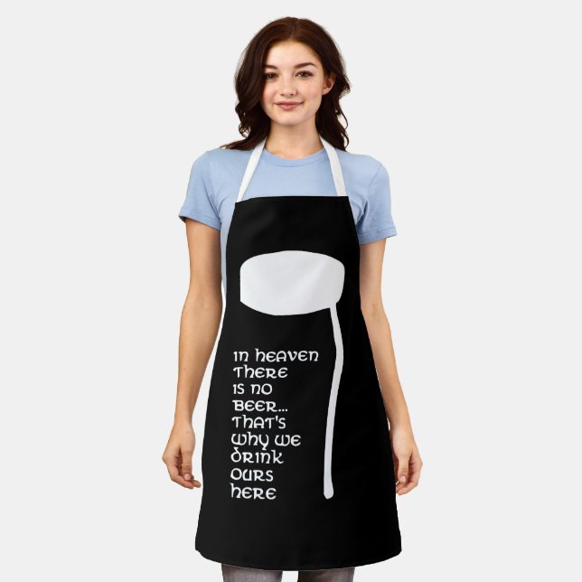In Heaven there is no beer Apron (Worn)