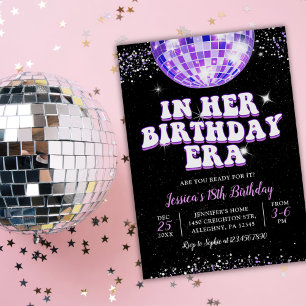 In Her Birthday Era Birthday Party Invitation