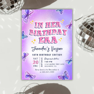 In Her Birthday Era Birthday Party Invitation