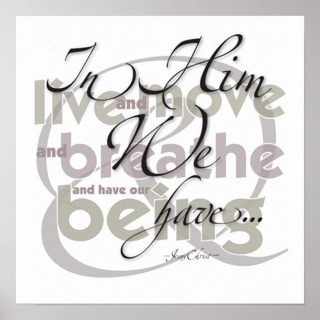 In Him Poster (Front)